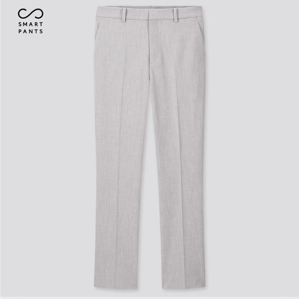 Uniqlo Smart Ankle ( 2 way )  Gray Pants light grey size S